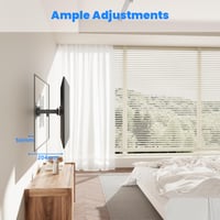 Nástenný držiak na TV PureMounts PM-FM13-200, sklopný a otočný, max. VESA 200x200 mm, 23-43", max. 30 kg – čierny 5