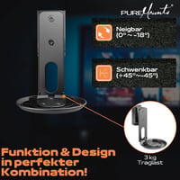 PureMounts PM-SOM-162 Sonos Era 100 fali hangszórótartó - fekete - 2 db 2