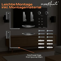 PureMounts PM-SOM-162 Sonos Era 100 fali hangszórótartó - fekete - 2 db 6