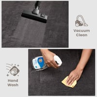 Covor tip ștaier Puremy cu fir scurt, 60x120 cm, gri închis, covor moale pentru living 5