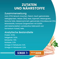 PURINA ONE BIFENSIS Senior 7+ suha hrana za mačke s piletinom, 6 x 750 g 5
