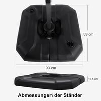 PURPLE LEAF SBLN150 Napernyőtartó 150 kg Terhelhetőség Vízzel vagy Homokkal Tölthető 4