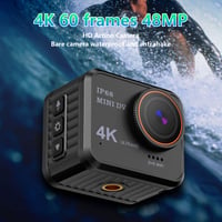 Akčná kamera PUSOKEI 4K 60fps 3840x2160P, 145-stupňový širokouhlý objektív, vodotesnosť IP68, stabilizátor obrazu, WDR, 128 GB pamäť, s príslušenstvom, na outdoorové športy, cestovanie, potápanie 4