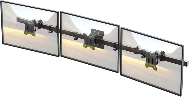 Putilsen Mount 3 monitoros fali tartó 17-32" forgatható dönthető VESA