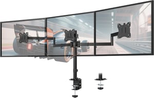 PUTORSEN 3 monitoros tartó 13-27" VESA 75/100 magasságállítható
