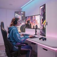 PUTORSEN 3 monitoros tartó 13-27" VESA 75/100 magasságállítható 7