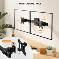 PUTORSEN Dual Monitor Adapter 13-27" VESA 75x75/100x100 mm, Max 10kg 4