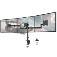Suport pentru trei monitoare PUTORSEN pentru ecrane de 27", VESA 75/100, reglabil pe înălțime 1