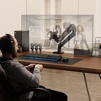 Putorsen Monitor Kar - Állítható Monitorállvány 5,68 kg Teherbírással, Ergonomikus Monitortartó Kar Asztali Rögzítéssel, 44 cm 8