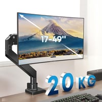 Putorsen Monitor Kar - Állítható Monitorállvány 5,68 kg Teherbírással, Ergonomikus Monitortartó Kar Asztali Rögzítéssel, 44 cm 2