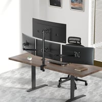 PUTORSEN Monitor Tartó 4 Monitorhoz 17-32 Hüvelyk - Asztali Monitor Kar LED LCD Képernyőkhöz, Magasság Állítható Egymás Feletti Elrendezés, 7