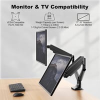 PUTORSEN Monitor Tartó Kar - Állítható Monitortartó Fali Rögzítéshez 2