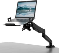PUTORSEN Monitor Tartó Laptop Polccal 17-32 Colos Kijelzőhöz Állítható Konzol 8