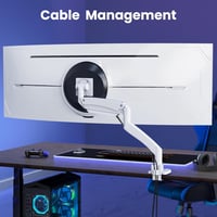 PUTORSEN Monitortartó 22-57" Magasságállítható Asztali Konzol 27kg-ig VESA 200x200 6
