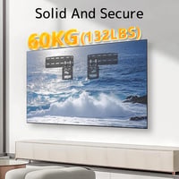 PUTORSEN Ultra Slim Fali TV Tartó Samsung 43-85" Tévéhez, Max 60kg, VESA 1700x800 4