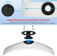 PUTORSEN VESA adapter Samsung Odyssey G9 Neo G9 CRG9 CHG9 monitorhoz 100x100 4