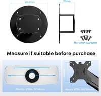 PUTORSEN VESA adapter Samsung Odyssey G9 Neo G9 CRG9 CHG9 monitorhoz 100x100 3