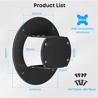 PUTORSEN VESA adapter Samsung Odyssey G9 Neo G9 CRG9 CHG9 monitorhoz 100x100 6