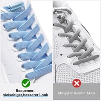 Puzeam 2 pár rugalmas cipőfűző fém kapszulával, gyerekeknek és felnőtteknek 4