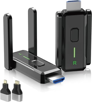 Bezdrôtový HDMI vysielač a prijímač PWAY W3101 - 4K/1080p@60Hz, dosah 150 m