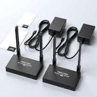 PWAYTEK bezdrôtový HDMI vysielač a prijímač 4K, dosah 500 m/1640 ft, 2,4/5 GHz, 1TX-8RX, streamovanie 1080p z notebooku, PC a smartfónu do TV a projektora 7