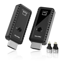 Bezdrôtový HDMI vysielač a prijímač PWAYTEK so 4K dekódovaním, výstupom 1080P, dosahom 30 metrov, dvojpásmovou frekvenciou 2,4G/5G, kompatibilný s PC/notebookom/TV/projektorom, Plug & Play 1