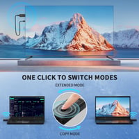 Bezdrôtový HDMI vysielač a prijímač PWAYTEK so 4K dekódovaním, výstupom 1080P, dosahom 30 metrov, dvojpásmovou frekvenciou 2,4G/5G, kompatibilný s PC/notebookom/TV/projektorom, Plug & Play 3