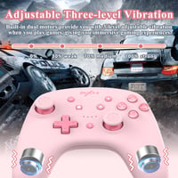 PXN 9607X Vezeték Nélküli Switch Pro Kontroller - Nintendo Switch/Lite/OLED/Steam Kompatibilis, 6-Tengelyes Giroszkóp, Rezgés, Turbo, NFC, R 4