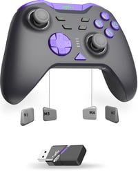 PXN P5 8K Vezeték Nélküli Kontroller - 2.4G, 8K-Chip, 2000Hz, Kapacitív Joystick, Hall-Trigger, Turbó és Makró Funkció PC/Switch/Steam Deck/ 1