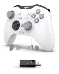 PXN P5 Vezeték Nélküli Gamer Kontroller - Hall Effekt Joystick, 4 Makró Gomb, 1000Hz Válaszidő, PC/Switch/Android/iOS Kompatibilitás, 3 Csat 1