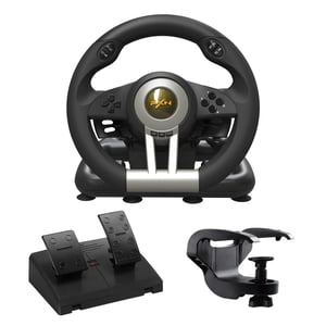PXN V3 PRO Gaming Kormány Pedálokkal, 180° Vibráció, PC/PS4/Xbox One