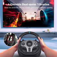 PXN V9 Gaming Lenkrad 270/900° Pedálokkal PS4 Xbox PC Switch 5