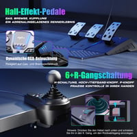 PXN V9 Gen2 Gaming Kormány 270°-900° H-váltóval Hall Effect Pedállal PC Xbox PS4 4
