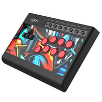 PXN X8 Arcade Fight Stick - Billentyűzet-szerű irányítógombokkal, kék mechanikus kapcsolókkal, turbó funkcióval - PC, PS3, PS4, Xbox és Swit 1