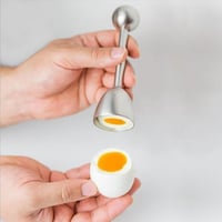 PXRLMYF Tojásfejező Gömbbel, Rozsdamentes Acél, 38 mm, 2 db 5