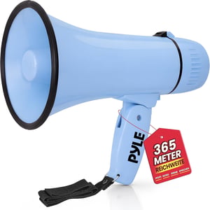 Pyle PMPRA213BL megafon sa sirenom i mikrofonom, 20 W - plavi