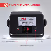 Boxe de exterior Pyle de 3,5" cu Bluetooth, 200W - Sistem stereo cu 3 căi, montabil pe perete, rezistent la apă, pentru terasă, garaj, piscină, interior și exterior 7