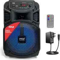 Pyle Bluetooth hangszóró - 300W, újratölthető, mélynyomóval, parti világítással 1