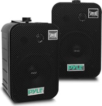 Pyle PDWR40B kültéri hangszóró, vízálló, 200 W - fekete, 2 db 1