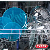 Pyrex 5 részes üveg saláta tál szett fedővel BPA mentes 8