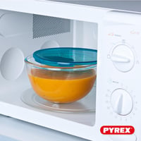 Pyrex 5 részes üveg saláta tál szett fedővel BPA mentes 7