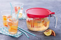 Pyrex Classic odmerka s vekom, 1-litrová priehľadná sklenená kuchynská odmerka 3