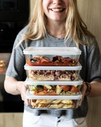Pyrex Cook & Freeze 4 darabos üveg tárolo szett fagyasztáshoz BPA mentes 4