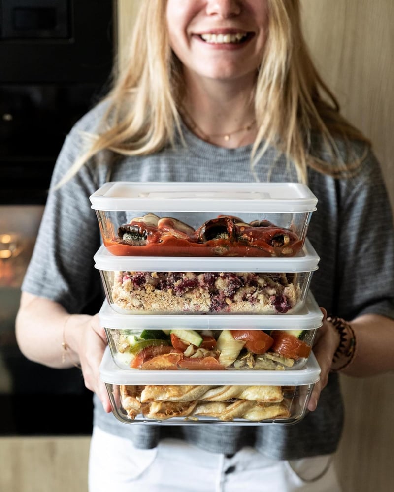 Pyrex Cook & Freeze 4 darabos üveg tárolo szett fagyasztáshoz BPA mentes