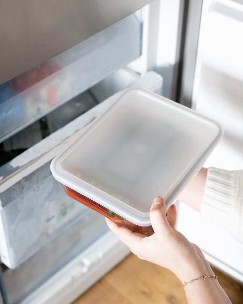 Pyrex Cook & Freeze 4 darabos üveg tárolo szett fagyasztáshoz BPA mentes