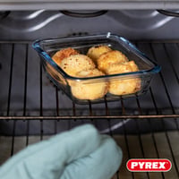 7-dielna súprava sklenených dóz na potraviny Pyrex Cook & Go so vzduchotesným vekom – vhodné do rúry, mikrovlnky a umývačky riadu, rôzne veľkosti 8