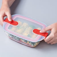Recipient pentru alimente din sticlă Pyrex Cook&Heat, transparent, 17x10x6 cm, 0,4 litri 3