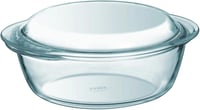Pyrex ESSENTIALS Boro Sütőtál 1.6L Boroszilikát Üveg Fedővel 1