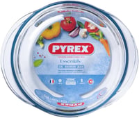 Pyrex ESSENTIALS Boro Sütőtál 1.6L Boroszilikát Üveg Fedővel 3