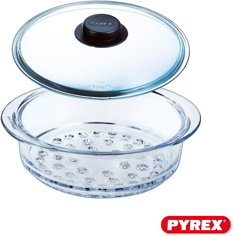 Pyrex Gőzölő Kosár Fedővel - Egészséges Főzéshez